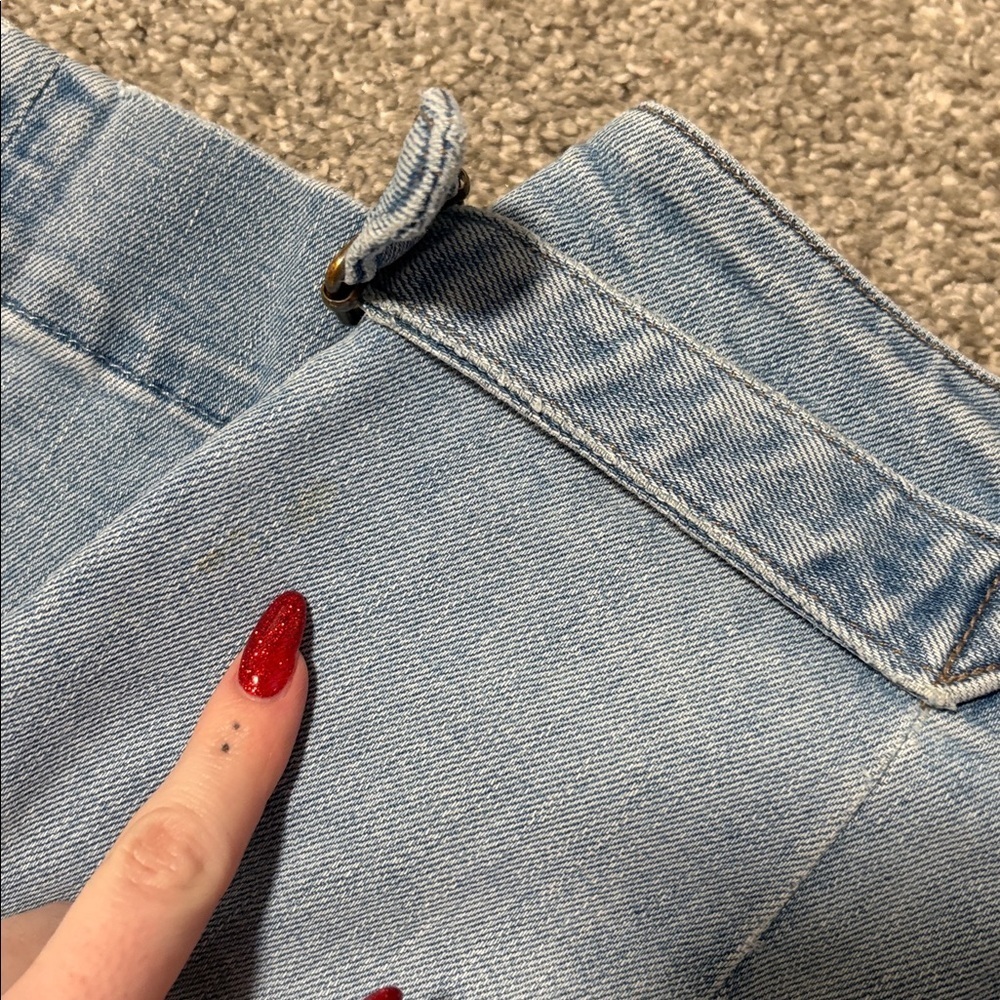 MOTHER Light Blue Cinch Greaser Ankle Jeans - Picture 10 of 13